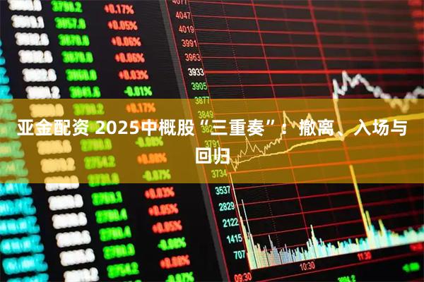 亚金配资 2025中概股“三重奏”：撤离、入场与回归